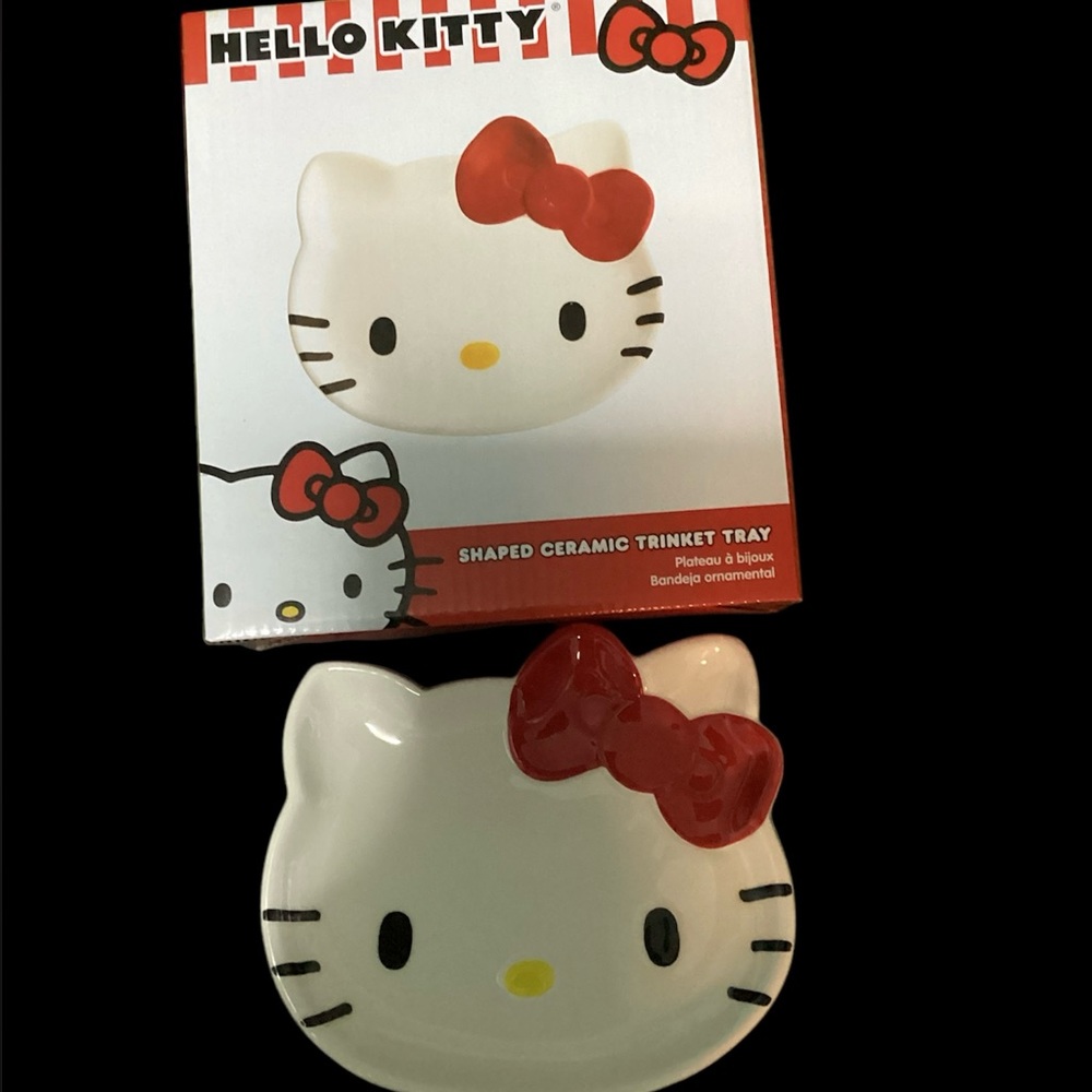 HELLO KITTY CERAMIC TRINKET TRAY